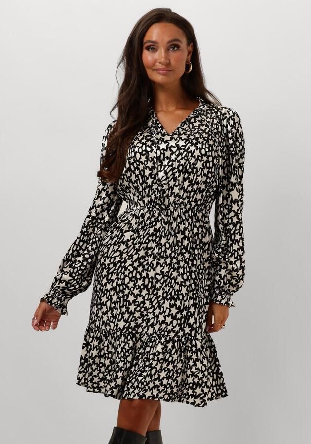 Fabienne Chapot Sterrenlicht V-Hals Jurk Black Dames - Foto 4