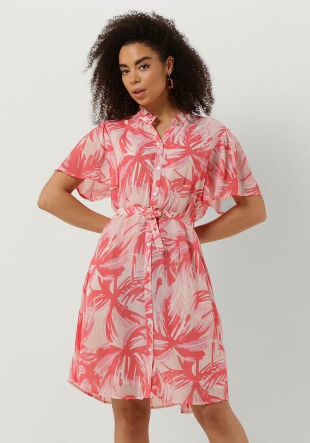 Fabienne Chapot Roze Grapefruit Myla Butterfly Jurk Multicolor Dames - Foto 4