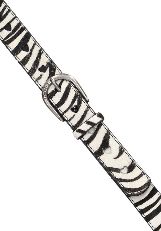 FABIENNE CHAPOT Dames Riemen Hairy Belt Wit