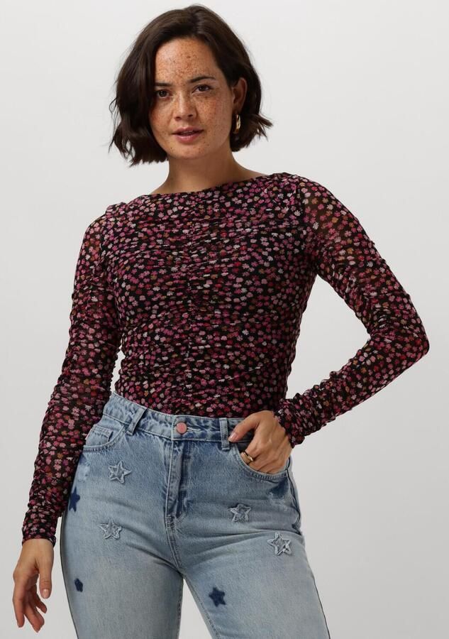 Fabienne Chapot Bloemenprint lange mouw top Pink Dames - Foto 4