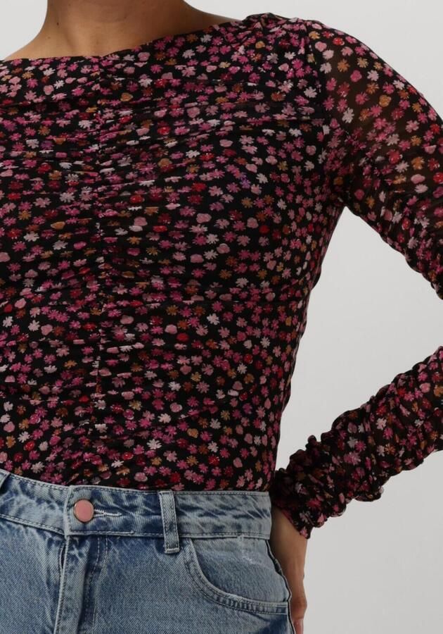 Fabienne Chapot Bloemenprint lange mouw top Pink Dames - Foto 2