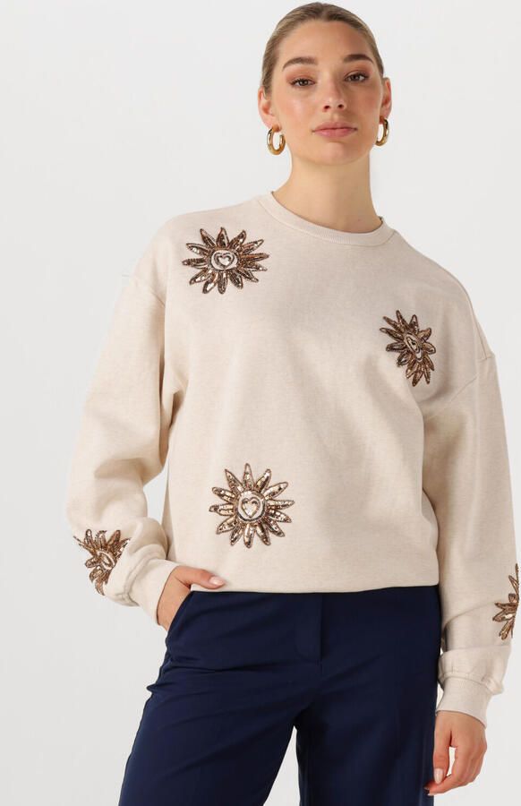 FABIENNE CHAPOT Dames Truien & Vesten Archie Sweater Ecru - Foto 4