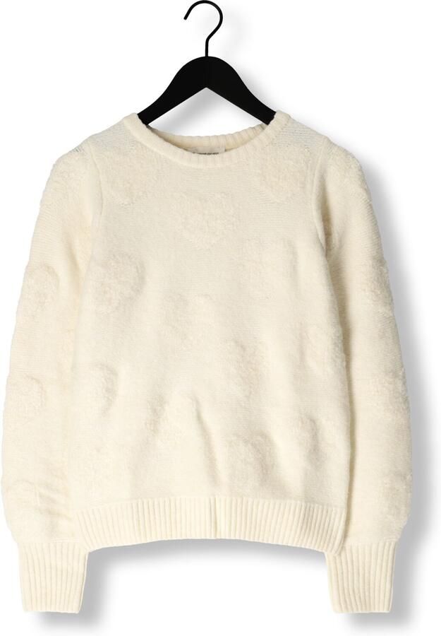 FABIENNE CHAPOT Dames Truien & Vesten Bibian Heart Pullover Ecru - Foto 3
