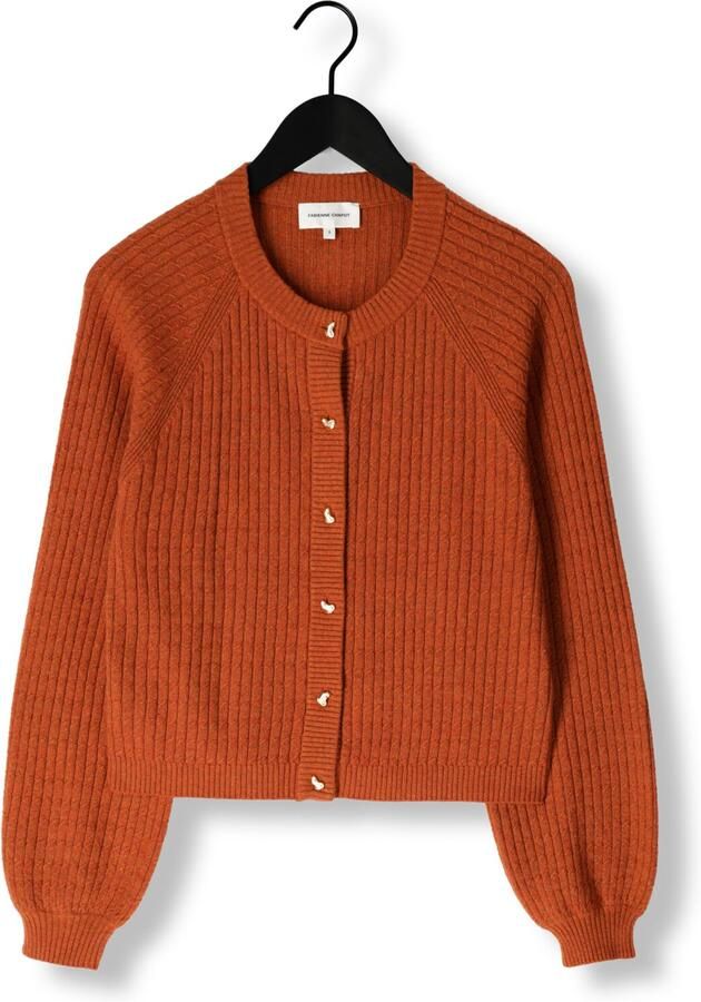FABIENNE CHAPOT Dames Truien & Vesten Charlotta Cardigan Oranje