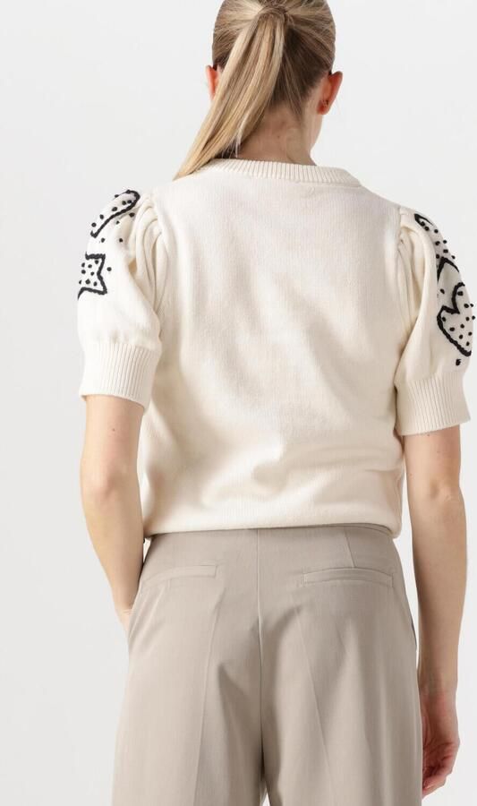 FABIENNE CHAPOT Dames Truien & Vesten Edo Short Sleeve Pullover Wit - Foto 3