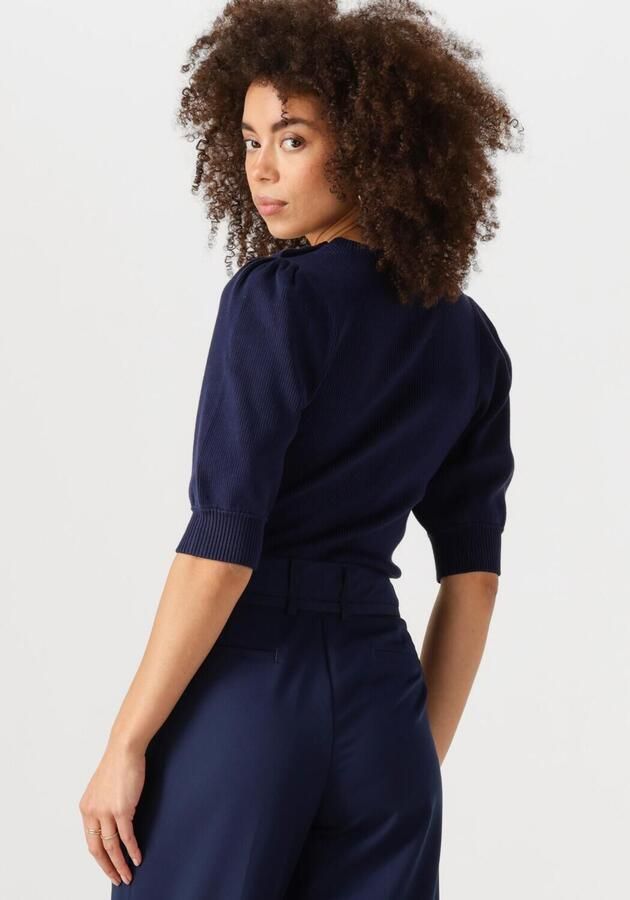 FABIENNE CHAPOT Dames Truien & Vesten Lillian Short Sleeve Pullover Donkerblauw