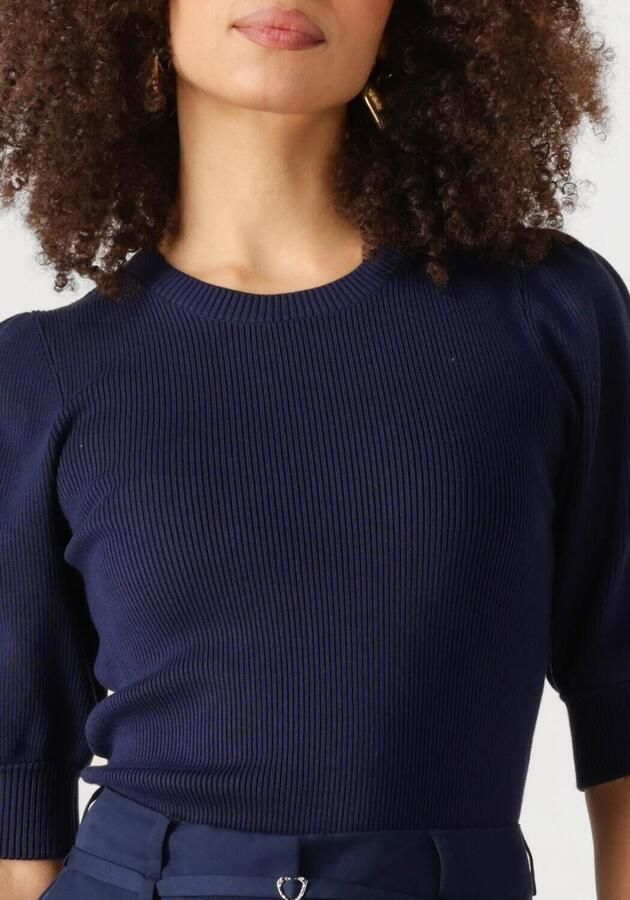 FABIENNE CHAPOT Dames Truien & Vesten Lillian Short Sleeve Pullover Donkerblauw - Foto 2