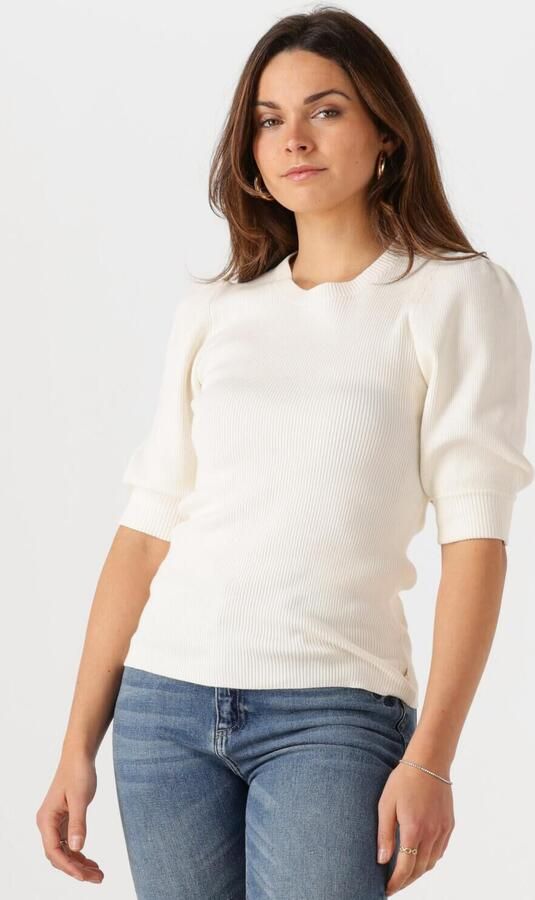 FABIENNE CHAPOT Dames Truien & Vesten Lillian Short Sleeve Pullover Wit - Foto 4