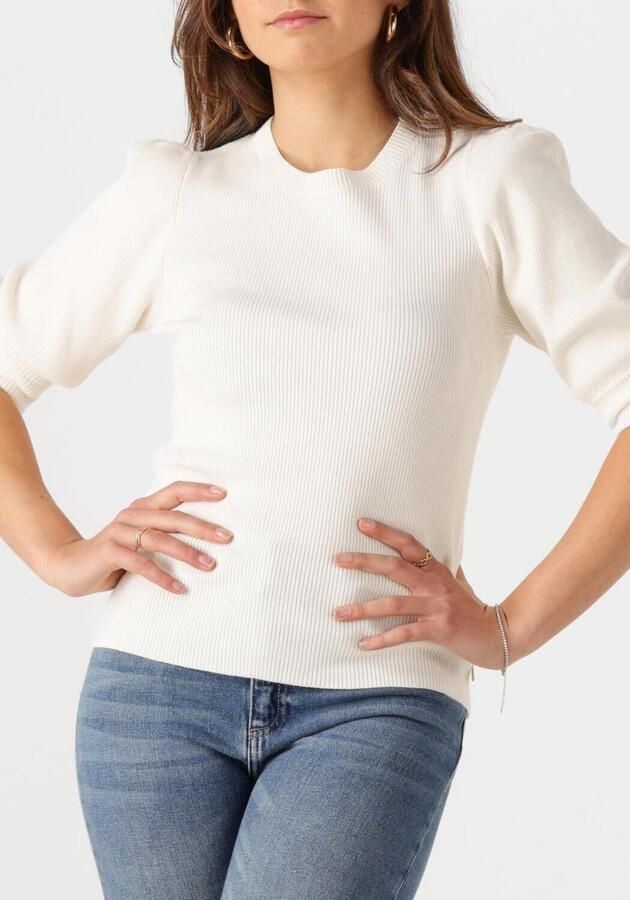 FABIENNE CHAPOT Dames Truien & Vesten Lillian Short Sleeve Pullover Wit - Foto 1