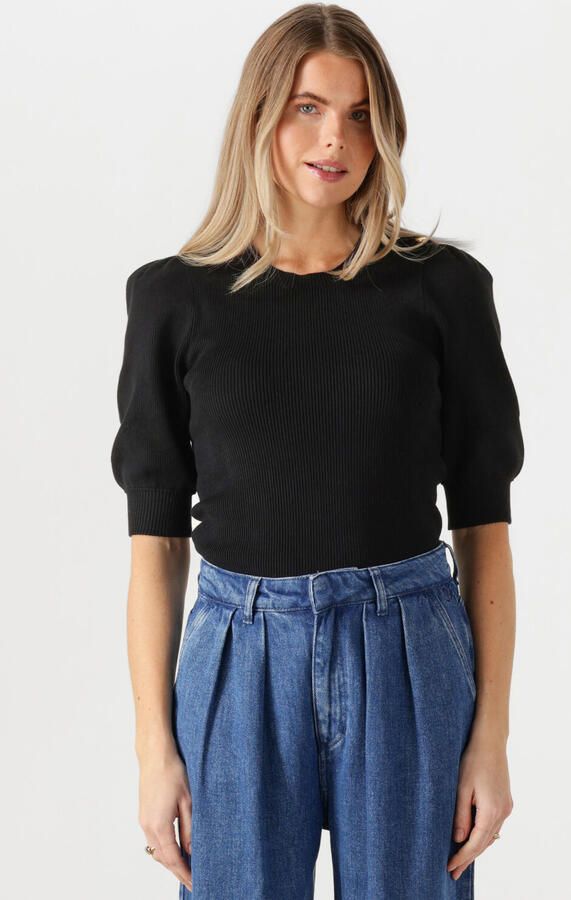 FABIENNE CHAPOT Dames Truien & Vesten Lillian Short Sleeve Pullover Zwart - Foto 3