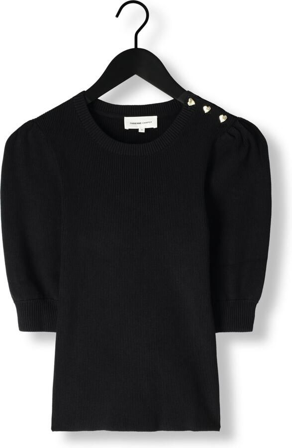 FABIENNE CHAPOT Dames Truien & Vesten Lillian Short Sleeve Pullover Zwart - Foto 2