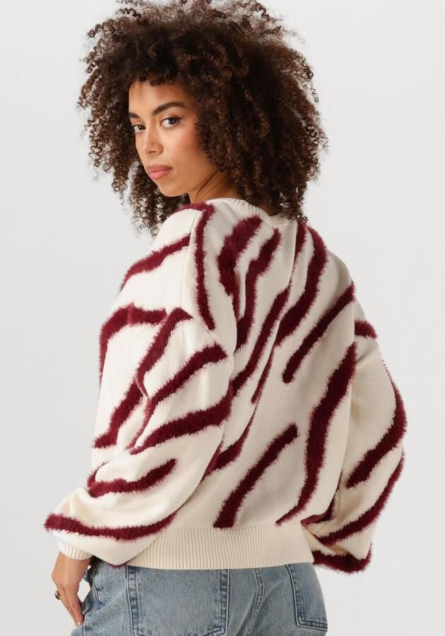 FABIENNE CHAPOT Dames Truien & Vesten Zebra Pullover Creme - Foto 2