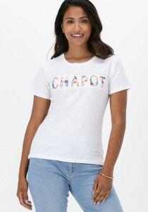 Fabienne Chapot T-shirt Hawaii Chapot van biologisch katoen gebroken wit