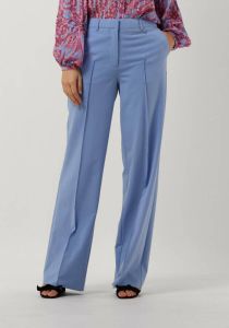Fabienne Chapot high waist straight fit broek Noach blauw