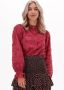 Fabienne Chapot blouse Joan met 3D applicatie donkerrood - Thumbnail 1