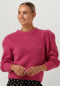 Fabienne Chapot gebreide trui Cathy met wol roze