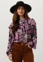 Fabienne Chapot blouse Bibi met all over print en ruches roze - Thumbnail 1