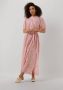 Fabienne Chapot gebloemde maxi blousejurk Girlfriend Maxi Dress roze beige - Thumbnail 1