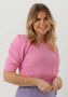 Fabienne Chapot Roze Trui Lillian Short Sleeve Pullover 202 - Thumbnail 1