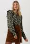 Fabienne Chapot blouse Philo met all over print zwart - Thumbnail 1