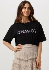 Fabienne Chapot T-shirt Steve Chapot van biologisch katoen zwart