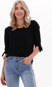 Fabienne Chapot Zwarte Trui Molly Short Sleeve Pullover