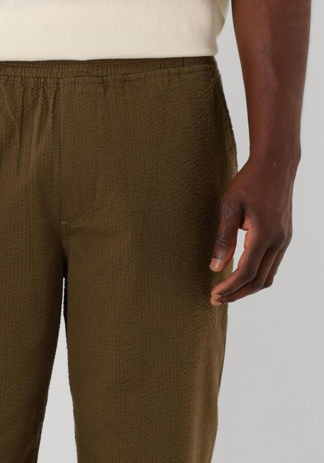 FORÉT Forét Heren Broeken Calm Seersucker Pant Khaki - Foto 2