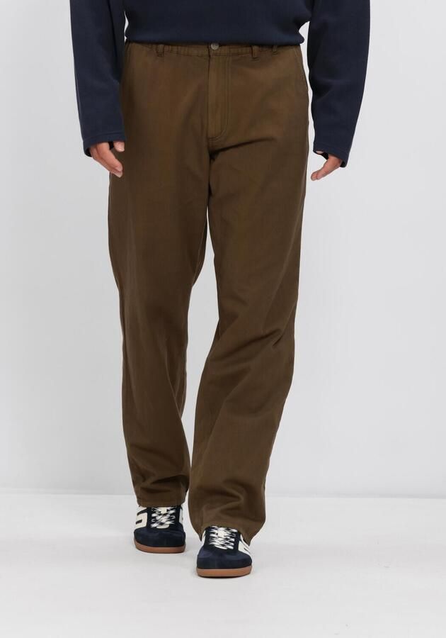 FORÉT Forét Heren Broeken Clay Light Pants Khaki