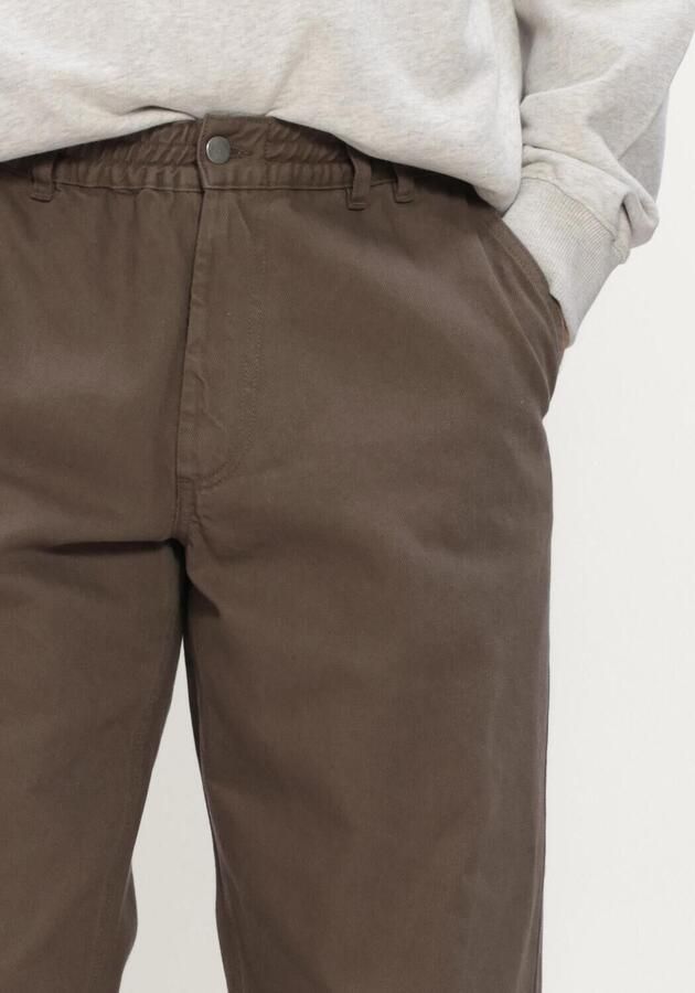 FORÉT Forét Heren Broeken Clay Twill Pants Bruin - Foto 3
