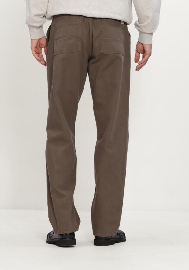 FORÉT Forét Heren Broeken Clay Twill Pants Bruin - Foto 2
