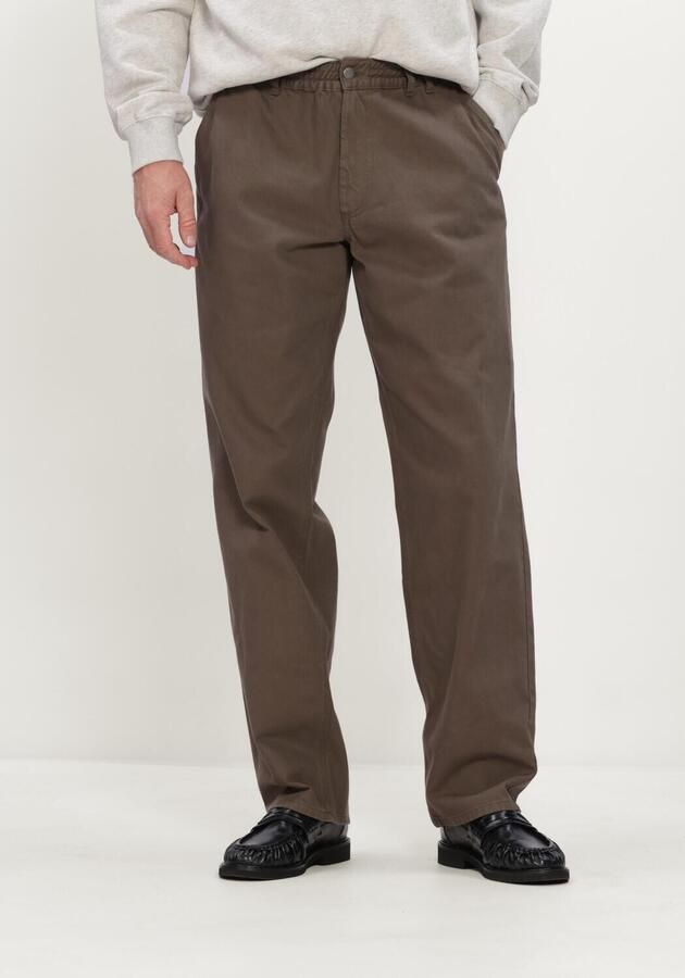 FORÉT Forét Heren Broeken Clay Twill Pants Bruin