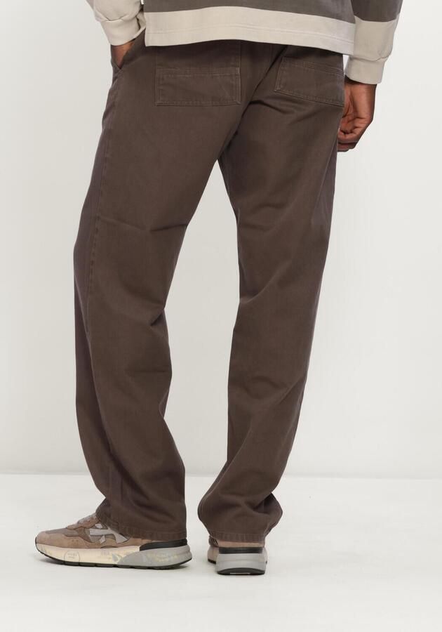 FORÉT Forét Heren Broeken Clay Twill Pants Bruin - Foto 2