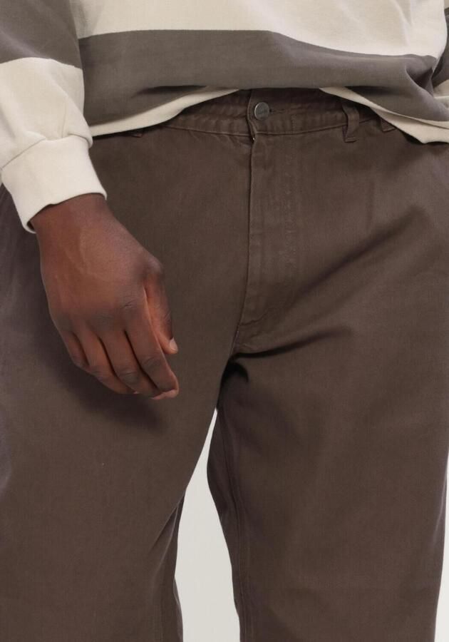 FORÉT Forét Heren Broeken Clay Twill Pants Bruin - Foto 3