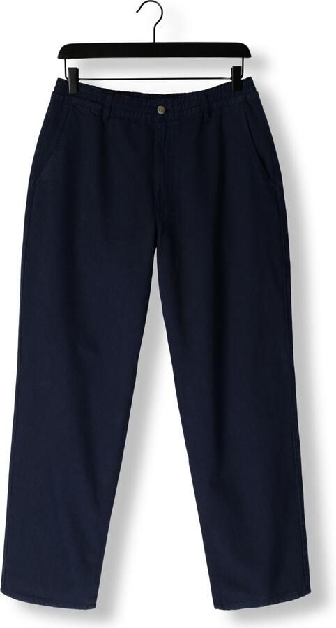 FORÉT Forét Heren Broeken Clay Twill Pants Donkerblauw - Foto 3