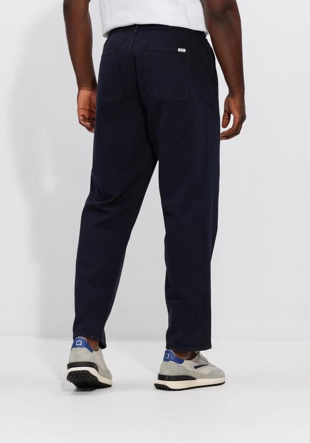 FORÉT Forét Heren Broeken Clay Twill Pants Donkerblauw - Foto 3
