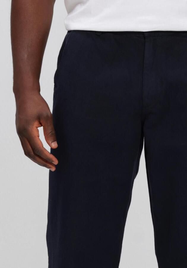 FORÉT Forét Heren Broeken Clay Twill Pants Donkerblauw - Foto 4