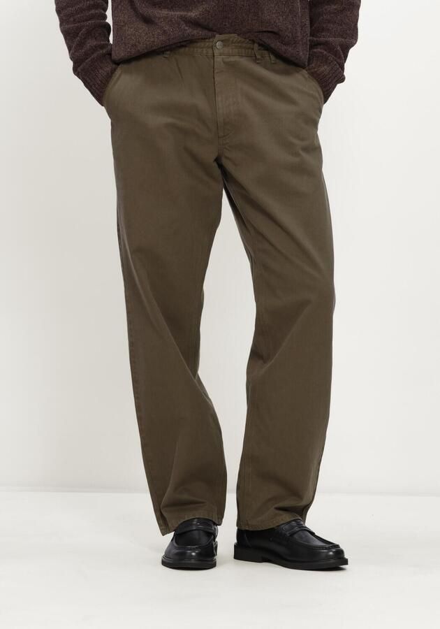 FORÉT Forét Heren Broeken Clay Twill Pants Olijf