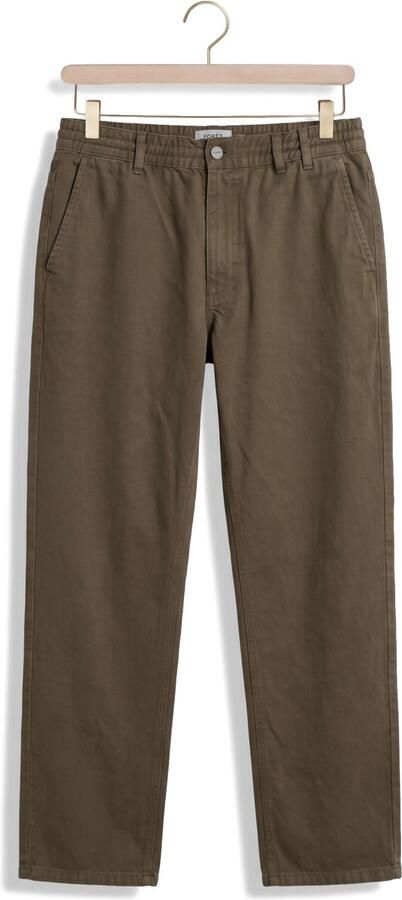 FORÉT Forét Heren Broeken Clay Twill Pants Olijf - Foto 4