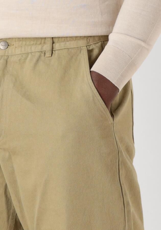 FORÉT Forét Heren Broeken Clay Twill Pants Zand - Foto 2