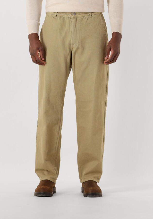 FORÉT Forét Heren Broeken Clay Twill Pants Zand - Foto 4