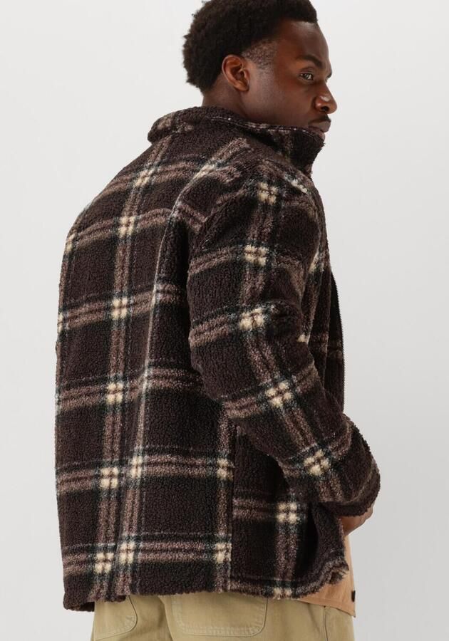 FORÉT Forét Heren Jassen Cabin Zip Fleece Bruin - Foto 2