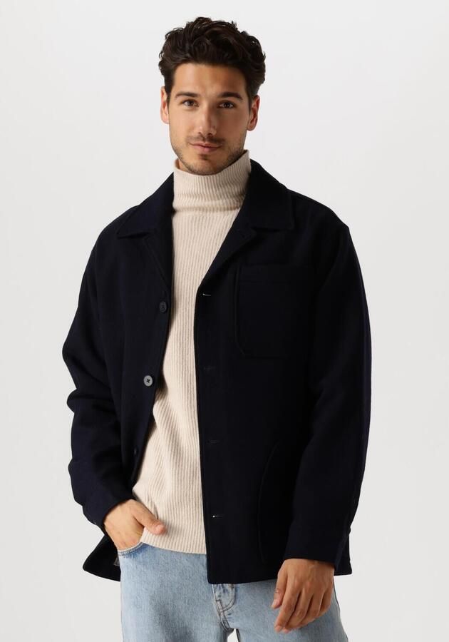 FORÉT Forét Heren Jassen Lodge Wool Jacket Donkerblauw - Foto 4