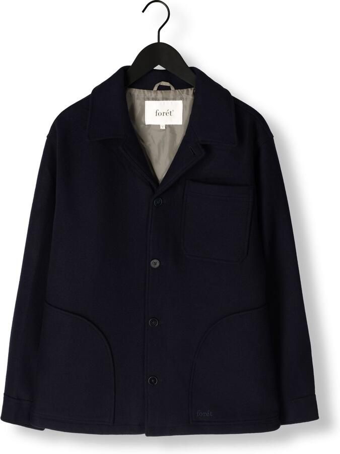 FORÉT Forét Heren Jassen Lodge Wool Jacket Donkerblauw