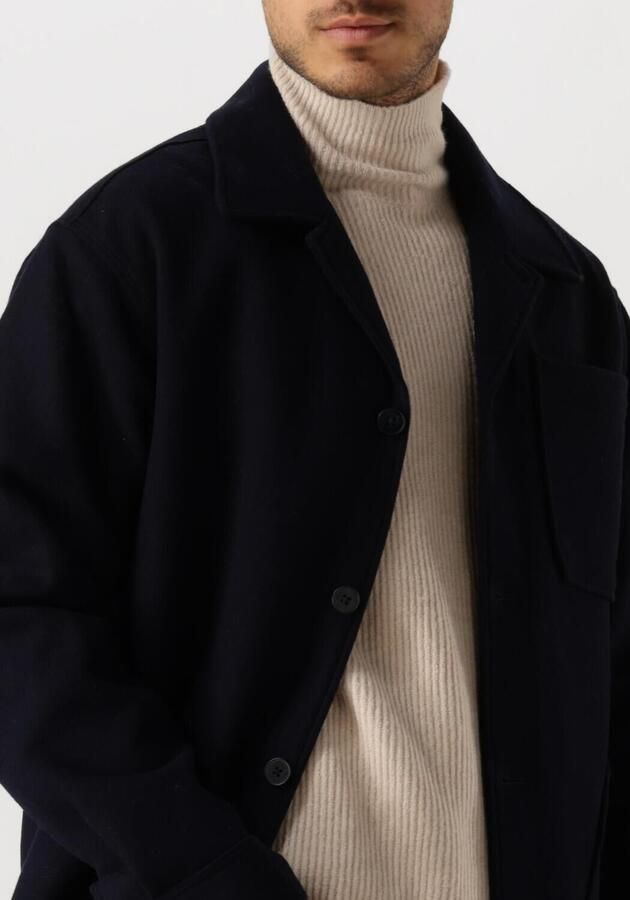 FORÉT Forét Heren Jassen Lodge Wool Jacket Donkerblauw - Foto 3