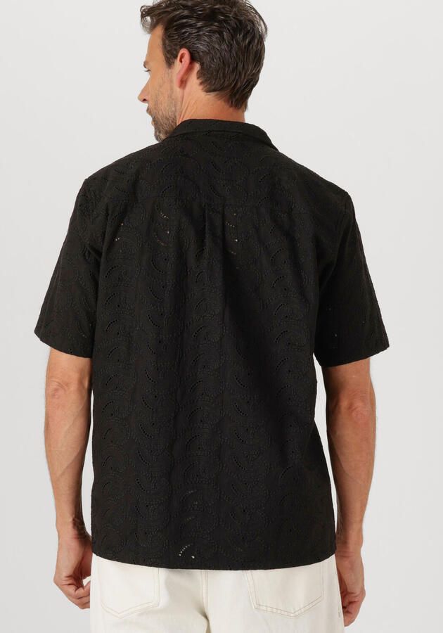 FORÉT Forét Heren Overhemden Leo Paisley Shirt Zwart - Foto 2