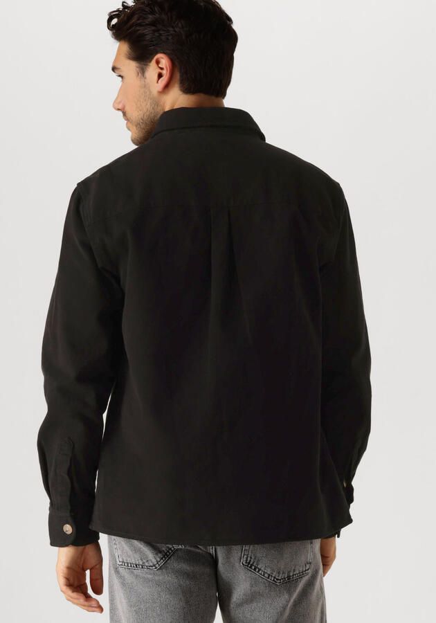 FORÉT Forét Heren Overshirts Fellow Twill Shirt Zwart