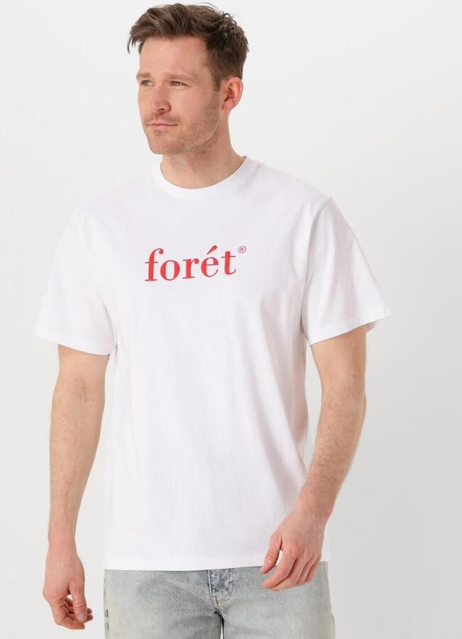 FORÉT Forét Heren Polo's & T-shirts Amber T-shirt Rood - Foto 4