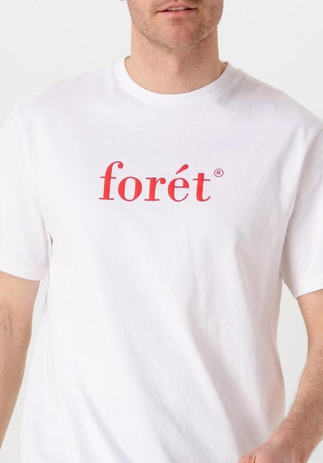 FORÉT Forét Heren Polo's & T-shirts Amber T-shirt Rood - Foto 3