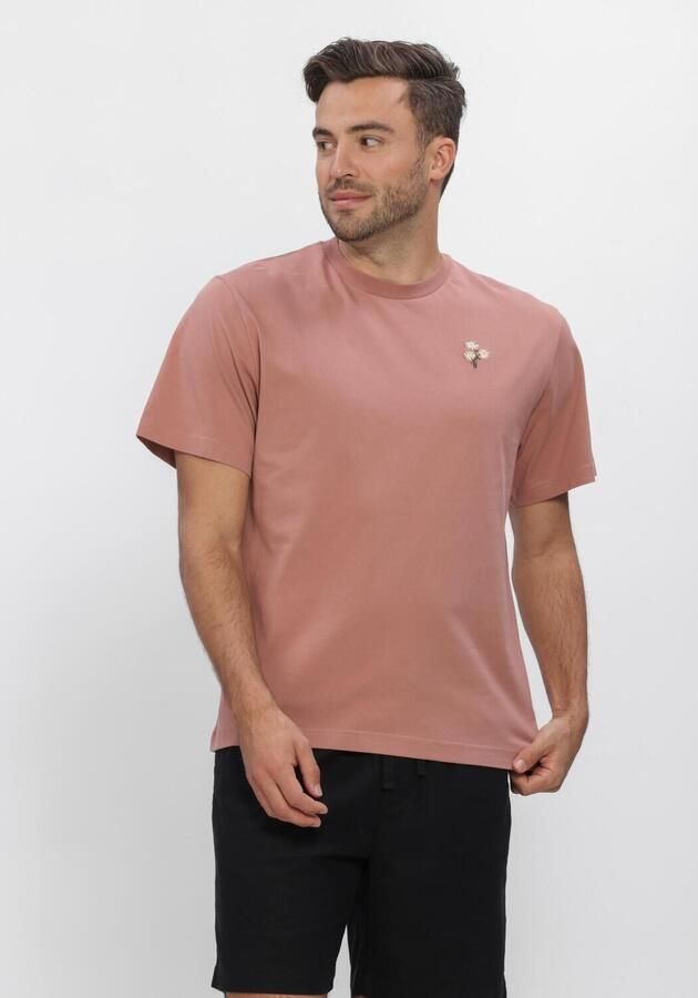 FORÉT Forét Heren Polo's & T-shirts Bellis T-shirt Roze