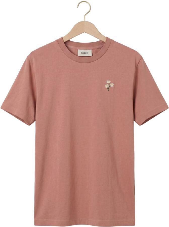 FORÉT Forét Heren Polo's & T-shirts Bellis T-shirt Roze - Foto 2